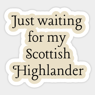 Scottish Highlander Sticker